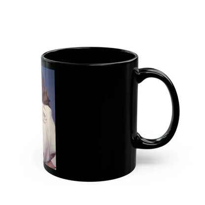 Jane Seymour #73 (Vintage Female Icon) Black Coffee Mug - Go Mug Yourself