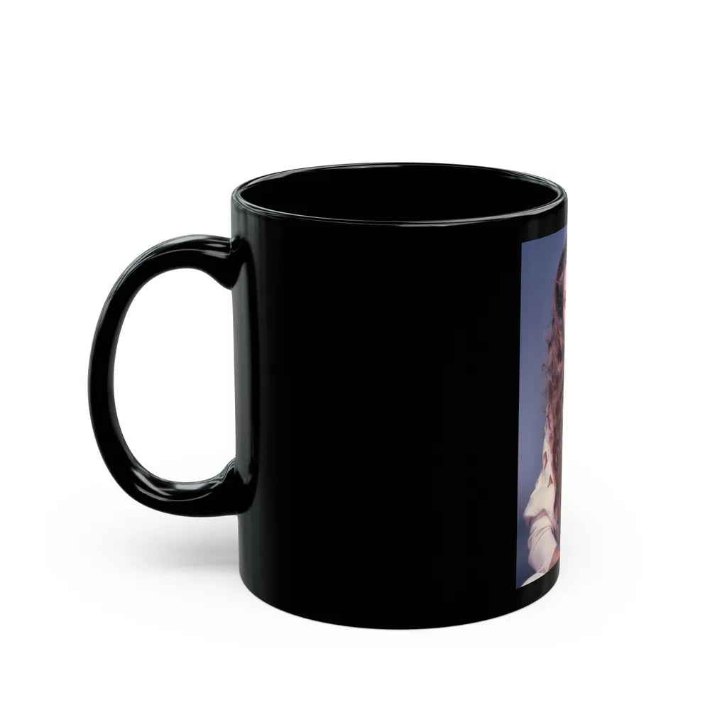 Jane Seymour #73 (Vintage Female Icon) Black Coffee Mug-Go Mug Yourself