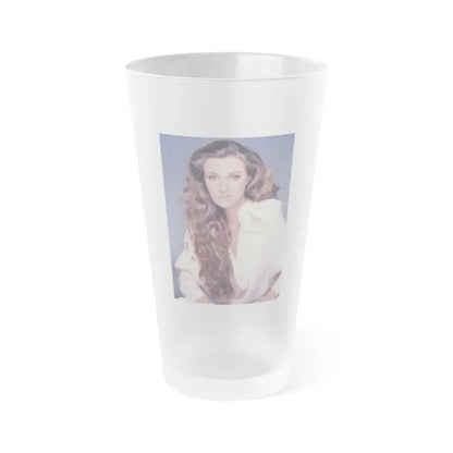 Jane Seymour #73 (Vintage Female Icon) Frosted Pint Glass 16oz 16oz Frosted - Go Mug Yourself