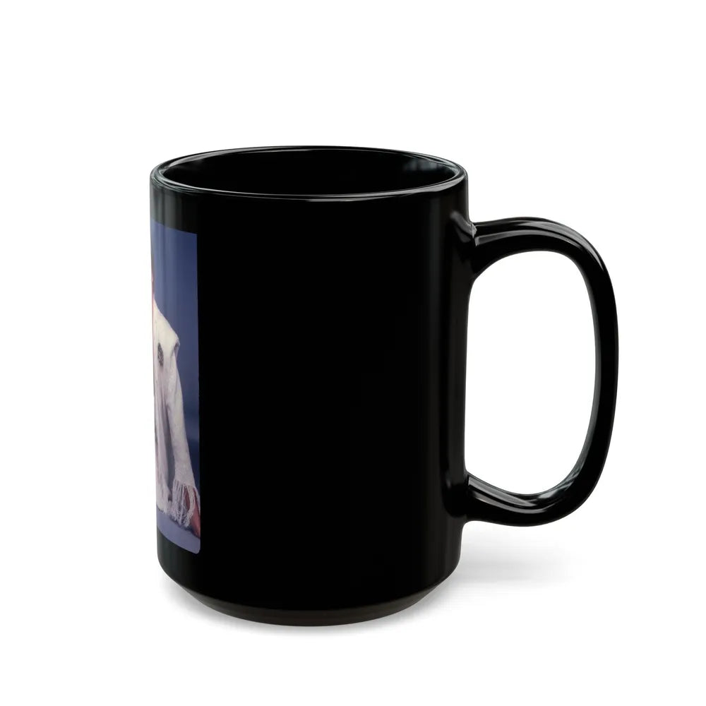 Jane Seymour #74 (Vintage Female Icon) Black Coffee Mug-Go Mug Yourself