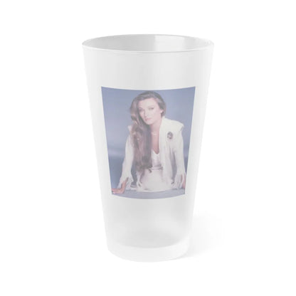 Jane Seymour #74 (Vintage Female Icon) Frosted Pint Glass 16oz-16oz-Frosted-Go Mug Yourself