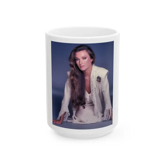 Jane Seymour #74 (Vintage Female Icon) White Coffee Mug 15oz - Go Mug Yourself