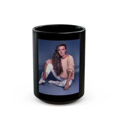 Jane Seymour #75 (Vintage Female Icon) Black Coffee Mug 15oz - Go Mug Yourself