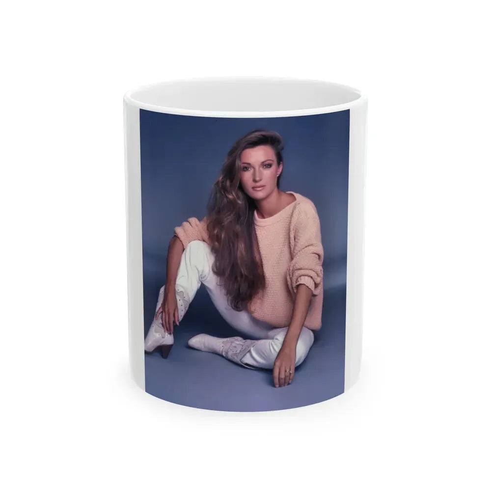 Jane Seymour #75 (Vintage Female Icon) White Coffee Mug 11oz - Go Mug Yourself