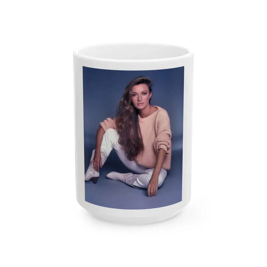 Jane Seymour #75 (Vintage Female Icon) White Coffee Mug 15oz - Go Mug Yourself