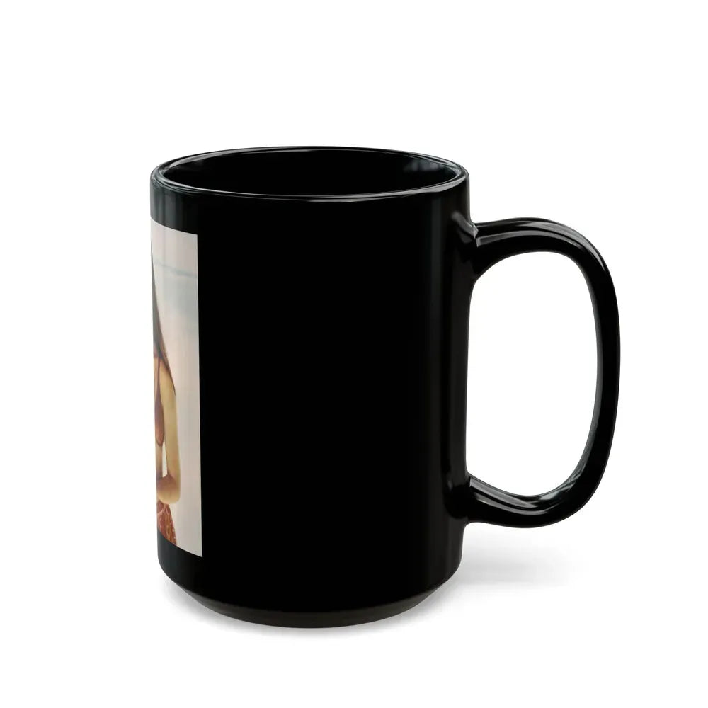 Jane Seymour #76 (Vintage Female Icon) Black Coffee Mug - Go Mug Yourself