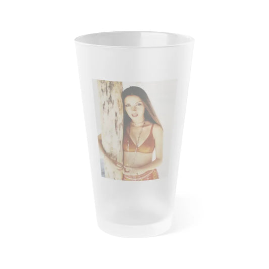 Jane Seymour #76 (Vintage Female Icon) Frosted Pint Glass 16oz-16oz-Frosted-Go Mug Yourself