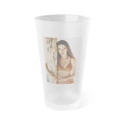 Jane Seymour #76 (Vintage Female Icon) Frosted Pint Glass 16oz 16oz Frosted - Go Mug Yourself