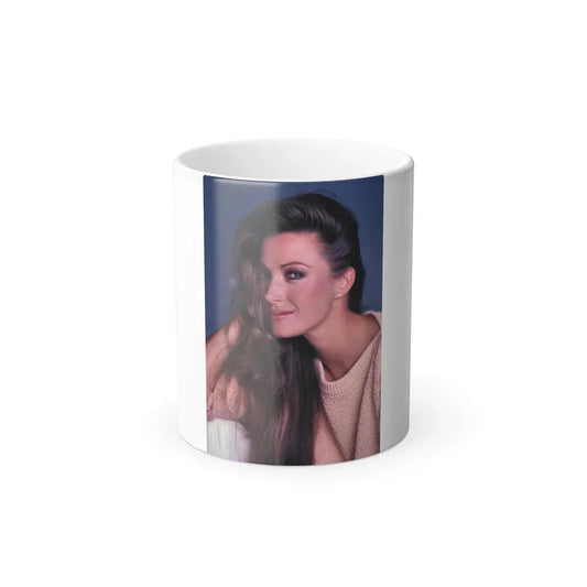 Jane Seymour #77 (Vintage Female Icon) Color Changing Coffee Mug 11oz - Go Mug Yourself