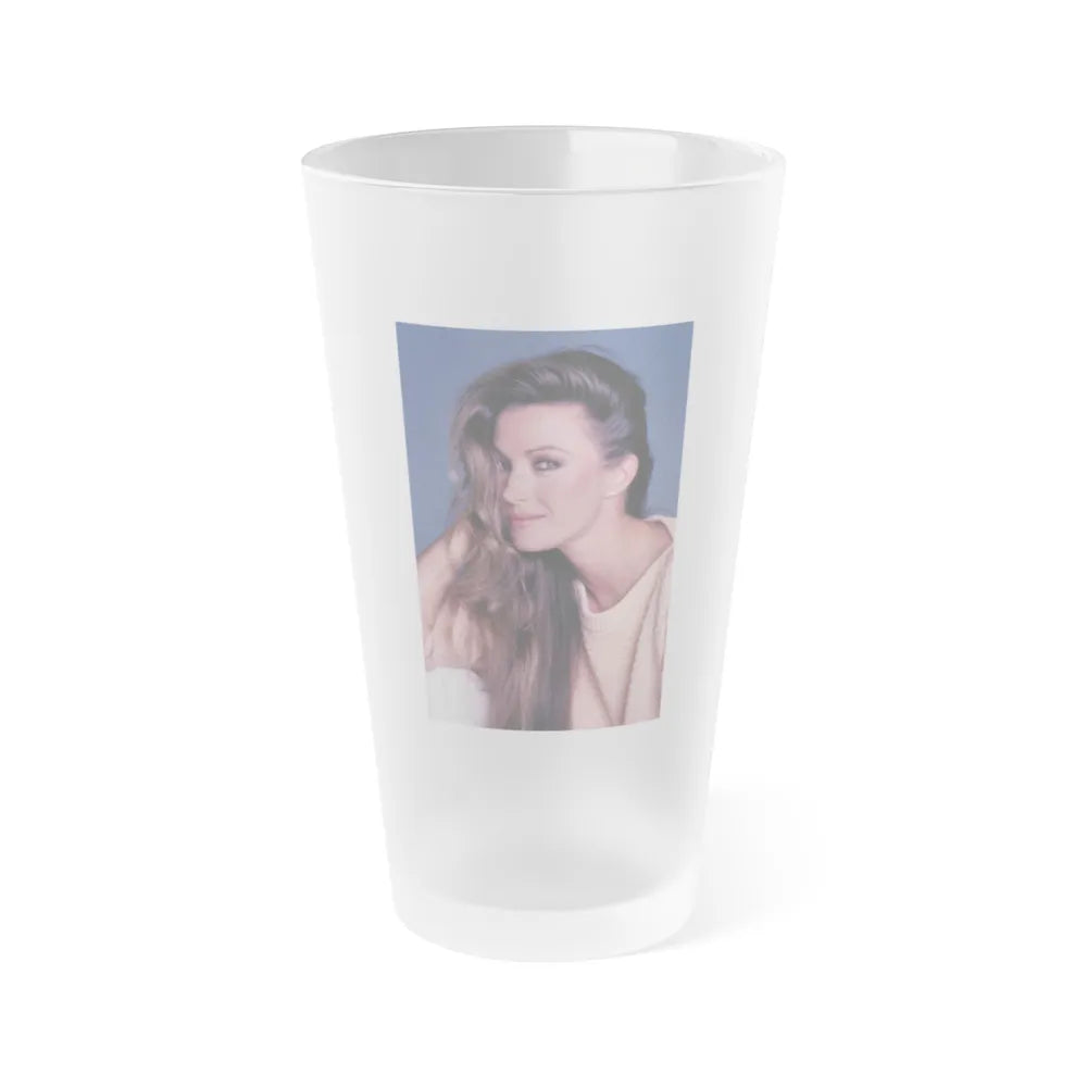 Jane Seymour #77 (Vintage Female Icon) Frosted Pint Glass 16oz-16oz-Frosted-Go Mug Yourself