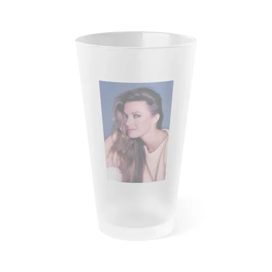 Jane Seymour #77 (Vintage Female Icon) Frosted Pint Glass 16oz 16oz Frosted - Go Mug Yourself