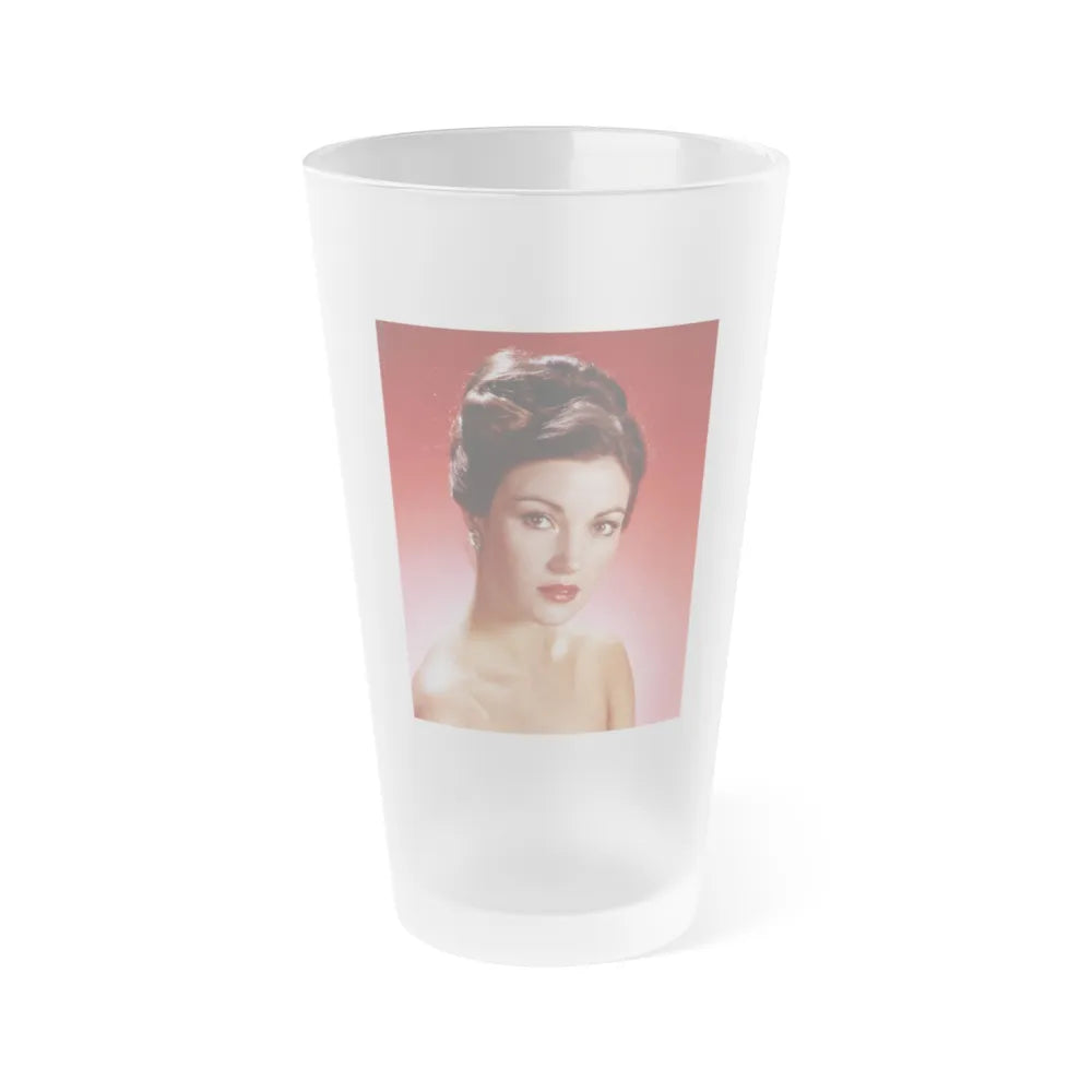 Jane Seymour #79 (Vintage Female Icon) Frosted Pint Glass 16oz-16oz-Frosted-Go Mug Yourself