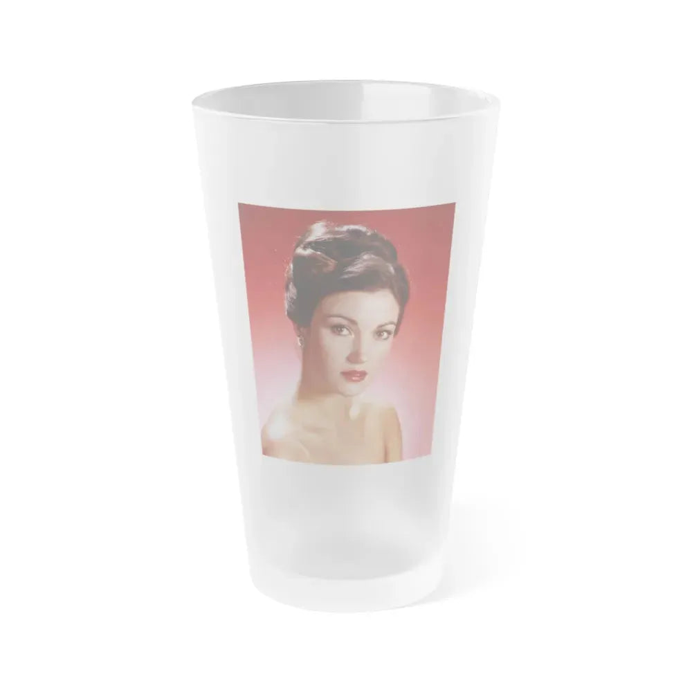 Jane Seymour #79 (Vintage Female Icon) Frosted Pint Glass 16oz 16oz Frosted - Go Mug Yourself