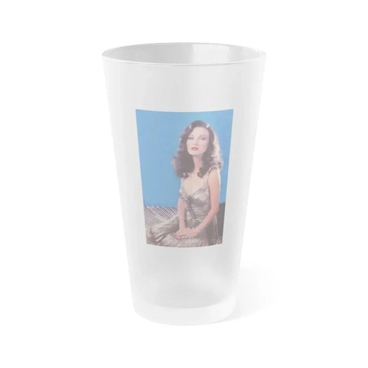 Jane Seymour #80 (Vintage Female Icon) Frosted Pint Glass 16oz 16oz Frosted - Go Mug Yourself