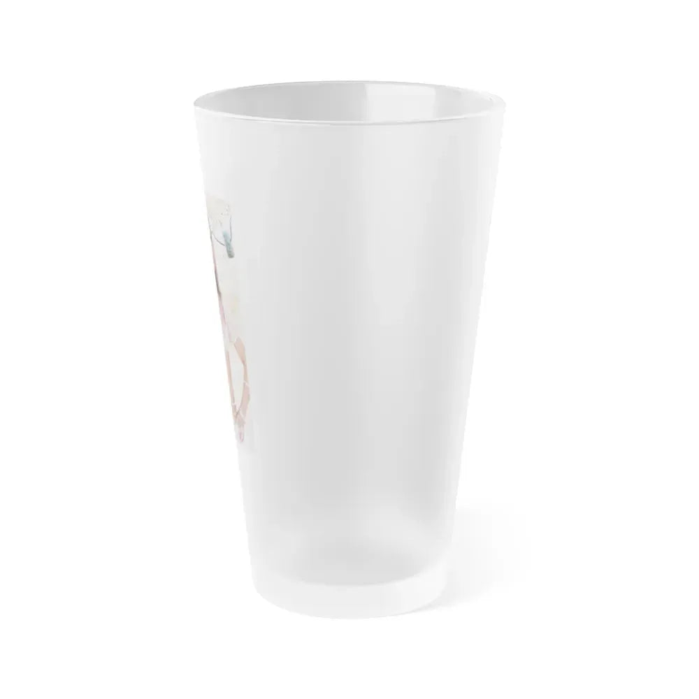 Jane Seymour #81 (Vintage Female Icon) Frosted Pint Glass 16oz - Go Mug Yourself