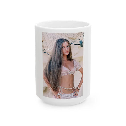 Jane Seymour #81 (Vintage Female Icon) White Coffee Mug 15oz - Go Mug Yourself