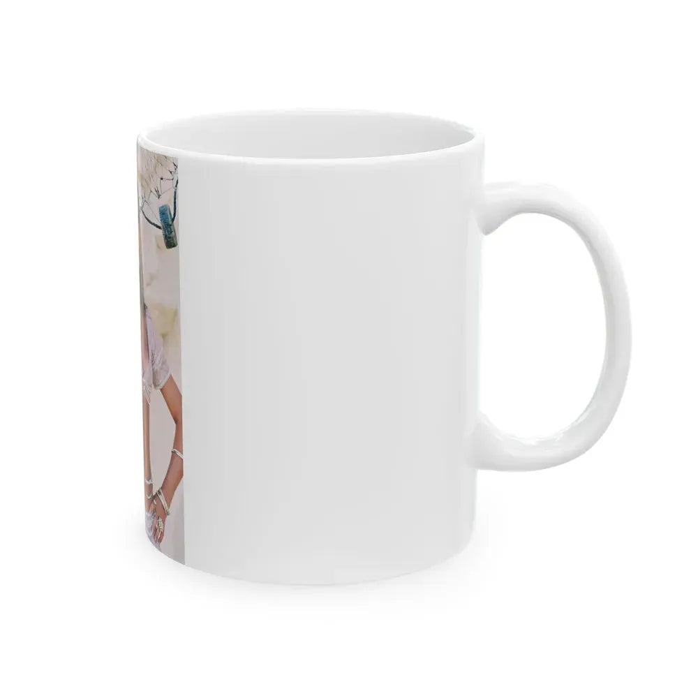 Jane Seymour #81 (Vintage Female Icon) White Coffee Mug - Go Mug Yourself