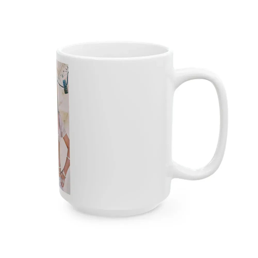 Jane Seymour #81 (Vintage Female Icon) White Coffee Mug - Go Mug Yourself