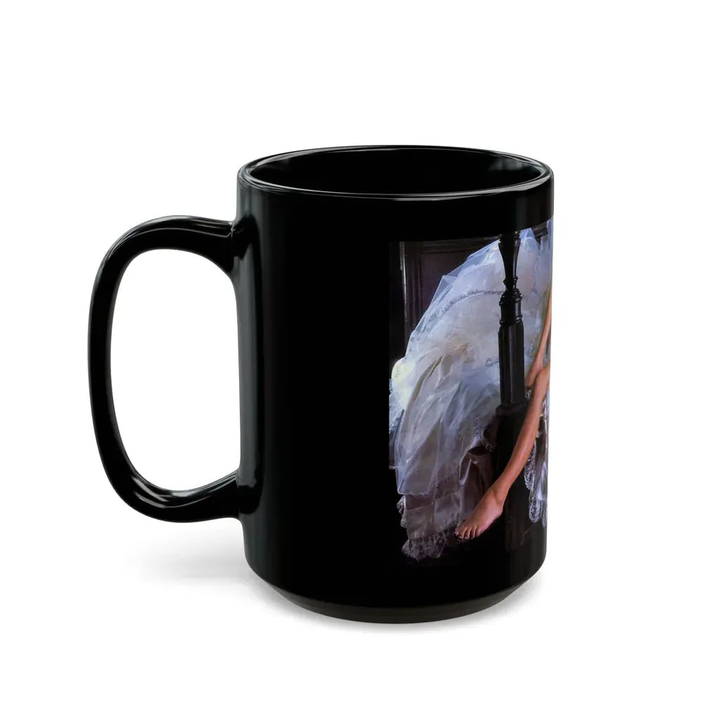 Jane Seymour #83 (Vintage Female Icon) Black Coffee Mug - Go Mug Yourself