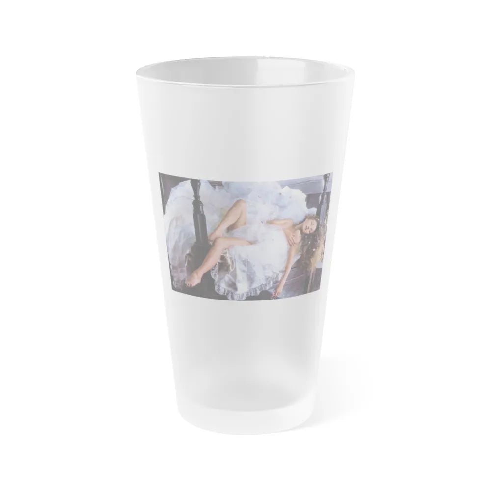 Jane Seymour #83 (Vintage Female Icon) Frosted Pint Glass 16oz-16oz-Frosted-Go Mug Yourself