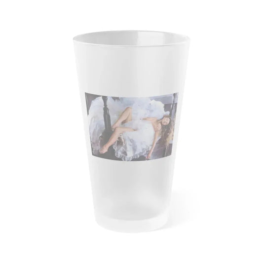 Jane Seymour #83 (Vintage Female Icon) Frosted Pint Glass 16oz 16oz Frosted - Go Mug Yourself