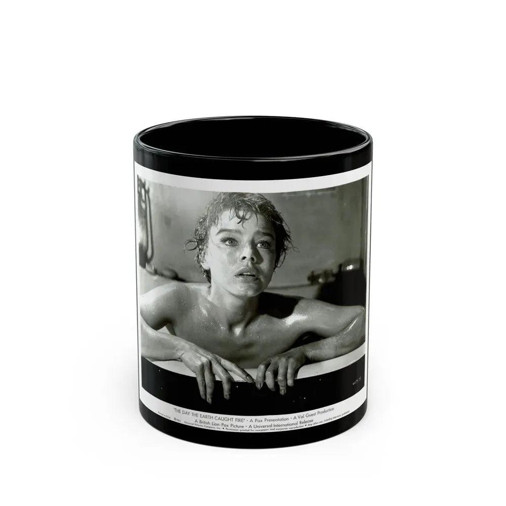 Janet Munro #03 (Vintage Female Icon) Black Coffee Mug 11oz - Go Mug Yourself