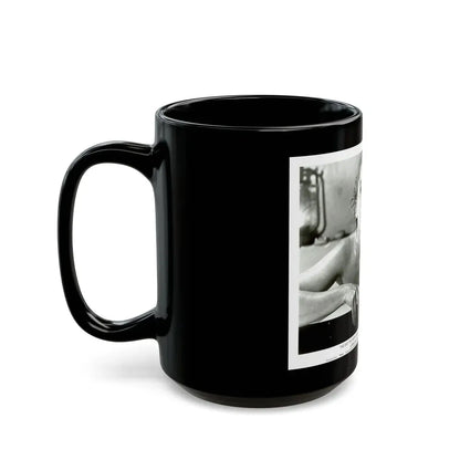 Janet Munro #03 (Vintage Female Icon) Black Coffee Mug - Go Mug Yourself