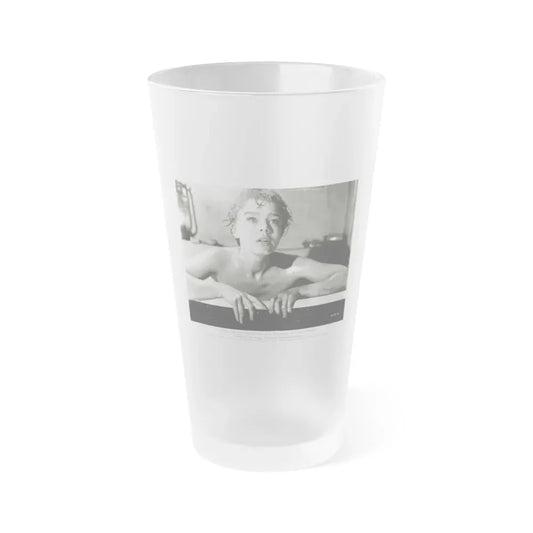Janet Munro #03 (Vintage Female Icon) Frosted Pint Glass 16oz 16oz Frosted - Go Mug Yourself
