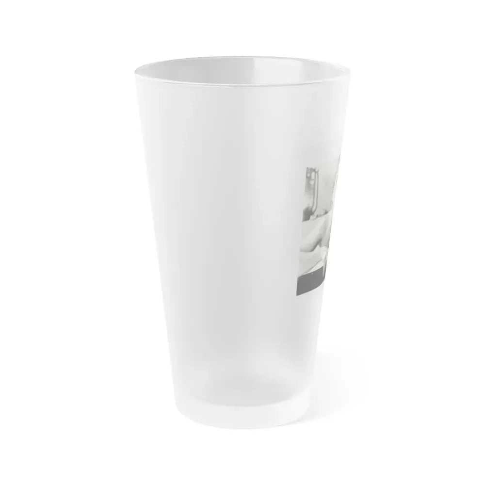 Janet Munro #03 (Vintage Female Icon) Frosted Pint Glass 16oz - Go Mug Yourself