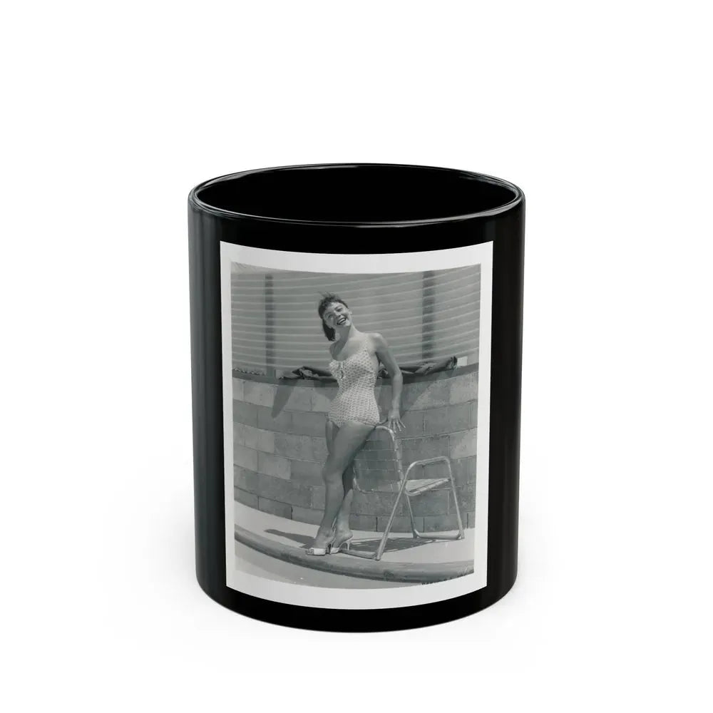 Janet Munro #06 (Vintage Female Icon) Black Coffee Mug 11oz - Go Mug Yourself
