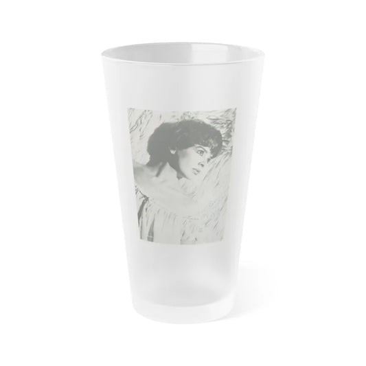 Janet Munro #14 (Vintage Female Icon) Frosted Pint Glass 16oz-16oz-Frosted-Go Mug Yourself