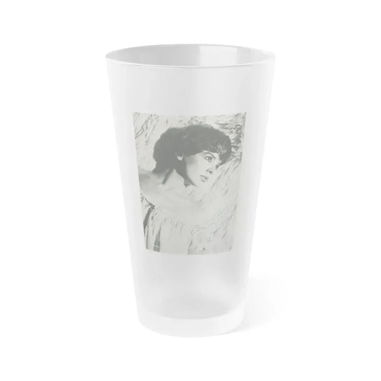 Janet Munro #14 (Vintage Female Icon) Frosted Pint Glass 16oz 16oz Frosted - Go Mug Yourself