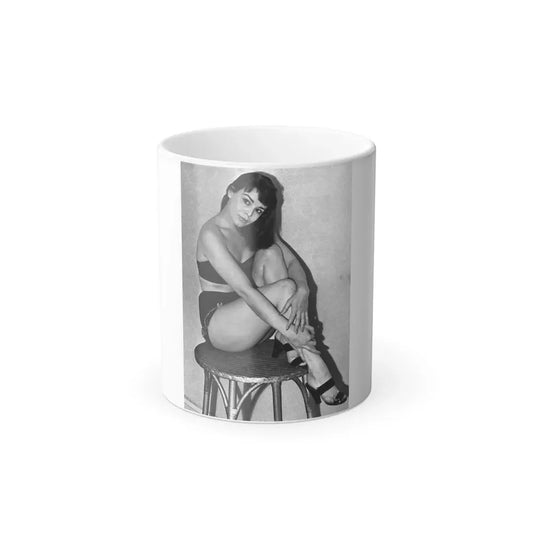 Janet Munro #22 (Vintage Female Icon) Color Changing Coffee Mug 11oz - Go Mug Yourself