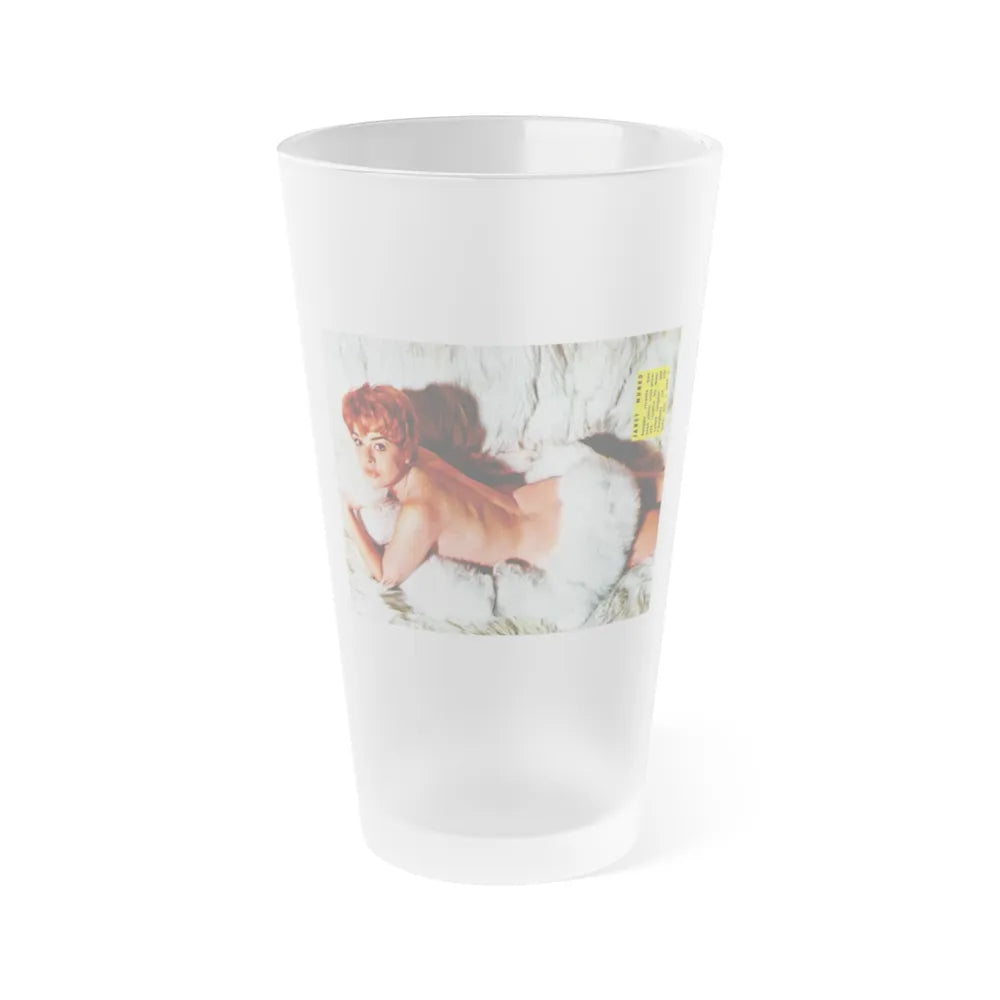 Janet Munro #24 (Vintage Female Icon) Frosted Pint Glass 16oz-16oz-Frosted-Go Mug Yourself