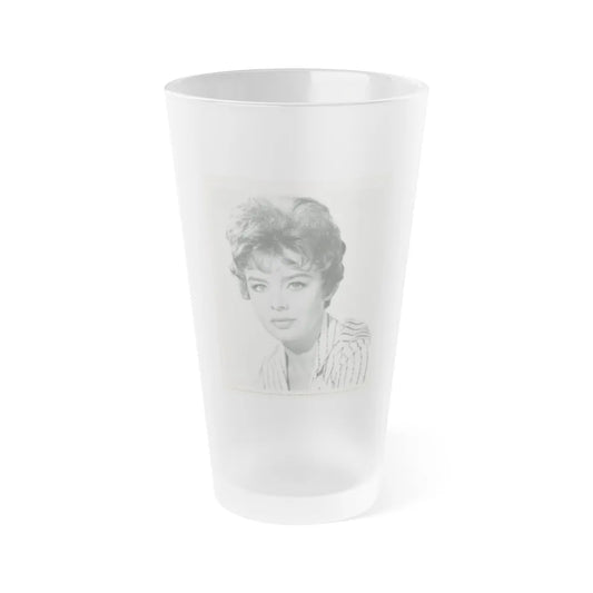 Janet Munro #29 (Vintage Female Icon) Frosted Pint Glass 16oz-16oz-Frosted-Go Mug Yourself