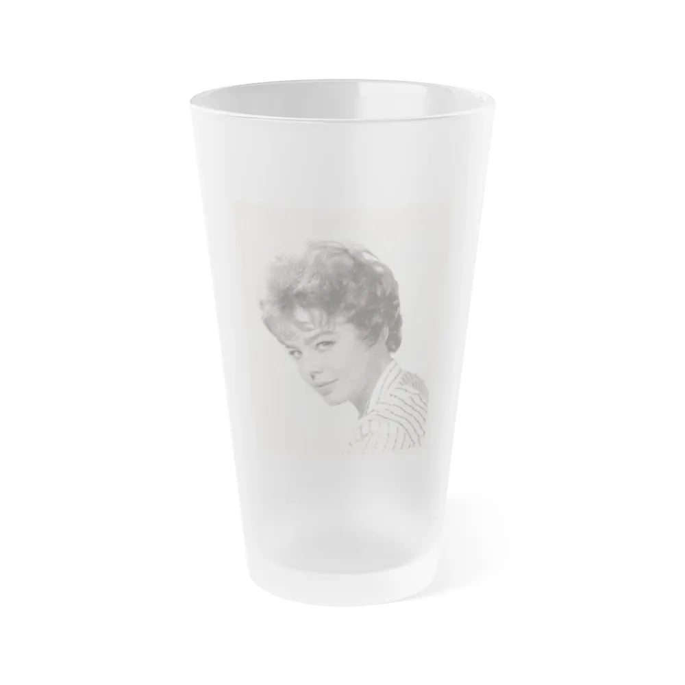 Janet Munro #31 (Vintage Female Icon) Frosted Pint Glass 16oz-16oz-Frosted-Go Mug Yourself