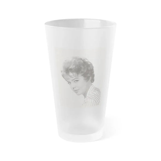 Janet Munro #31 (Vintage Female Icon) Frosted Pint Glass 16oz 16oz Frosted - Go Mug Yourself