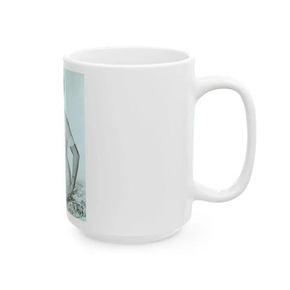 Janet Munro #32 - B&W 8x10 Full Body Cheesecake The Day The Earth Caught Fire '61 Promo Photo (Vintage Female Icon) White Coffee Mug - Go Mug Yourself