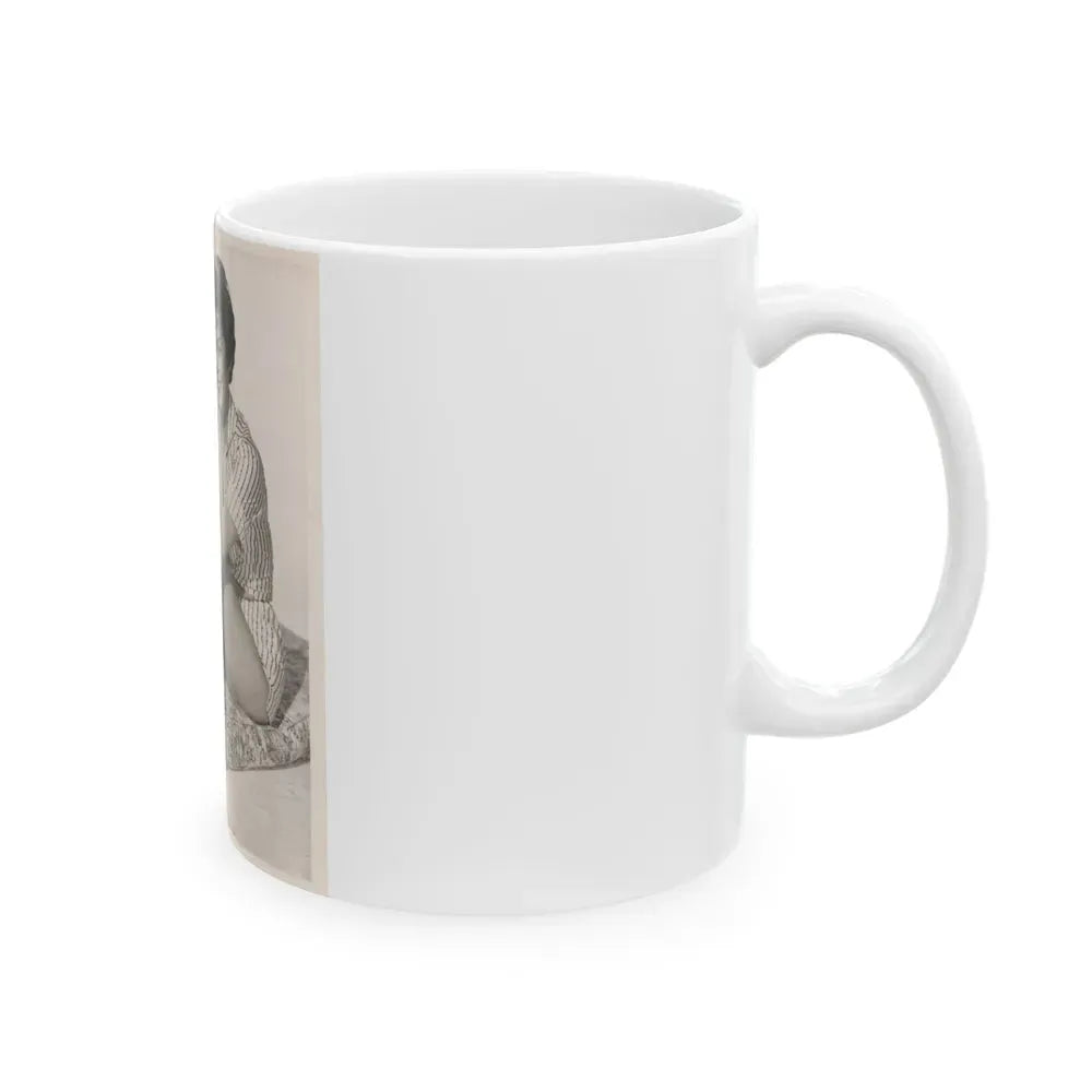 Janet Munro #33 - B&W Vintage 8x10 Full Body Cheesecake The Day The Earth Caught Fire '61 Promo Photo (Vintage Female Icon) White Coffee Mug - Go Mug Yourself