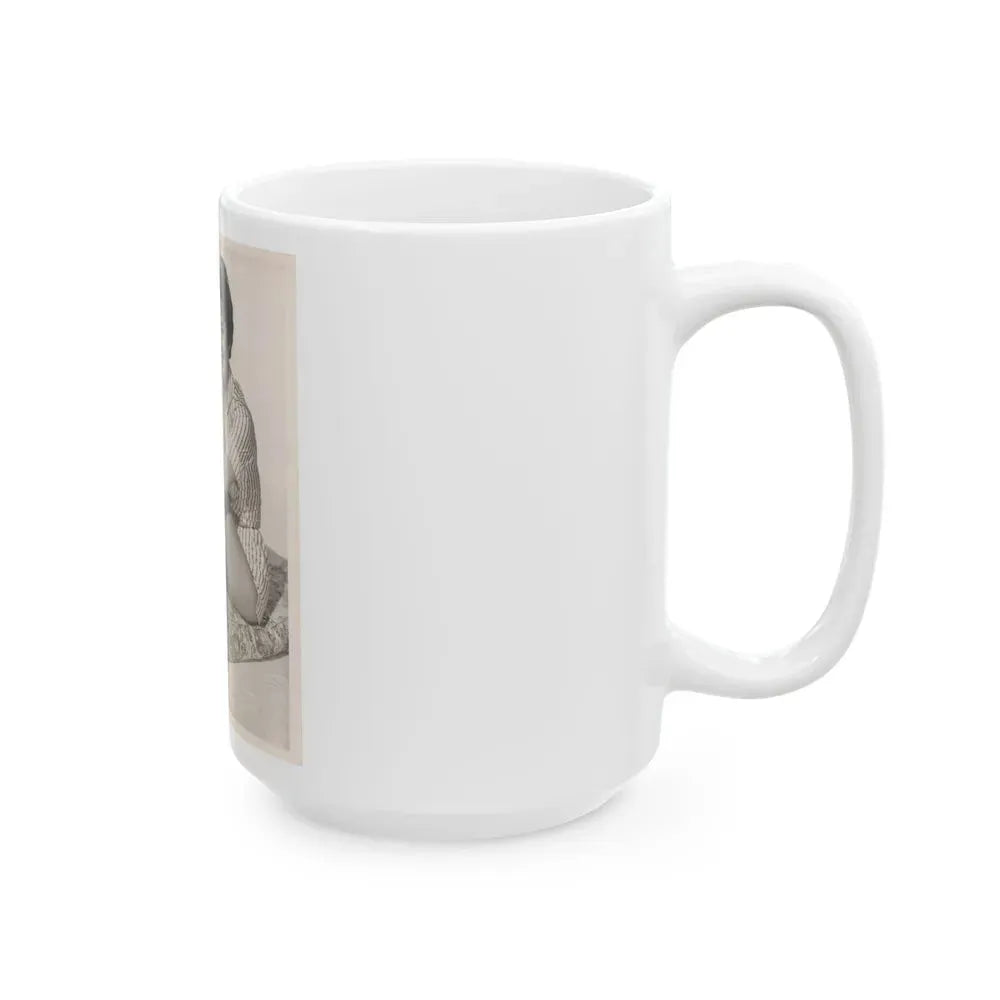 Janet Munro #33 - B&W Vintage 8x10 Full Body Cheesecake The Day The Earth Caught Fire '61 Promo Photo (Vintage Female Icon) White Coffee Mug - Go Mug Yourself