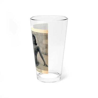 Janet Munro #34 8x10 Late 50's Magazine Page Pin-Up with Caption from Article (Vintage Female Icon) Pint Glass 16oz - Go Mug Yourself