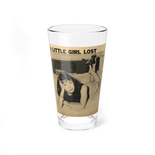 Janet Munro #356 8x10 Late 50's Magazine Page Pin-Up with Caption from Article (Vintage Female Icon) Pint Glass 16oz 16oz - Go Mug Yourself