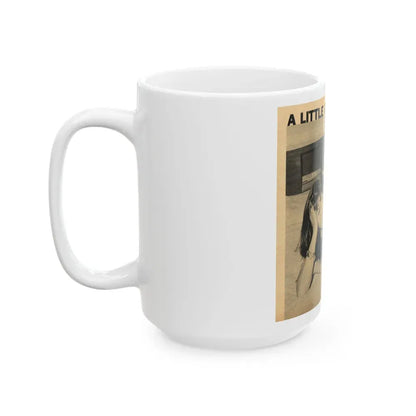 Janet Munro #356 8x10 Late 50's Magazine Page Pin-Up with Caption from Article (Vintage Female Icon) White Coffee Mug - Go Mug Yourself