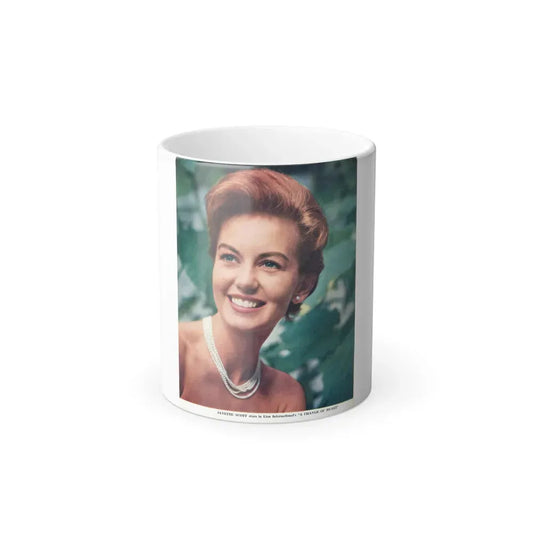 Janette Scott #08 (Vintage Female Icon) Color Changing Coffee Mug 11oz - Go Mug Yourself