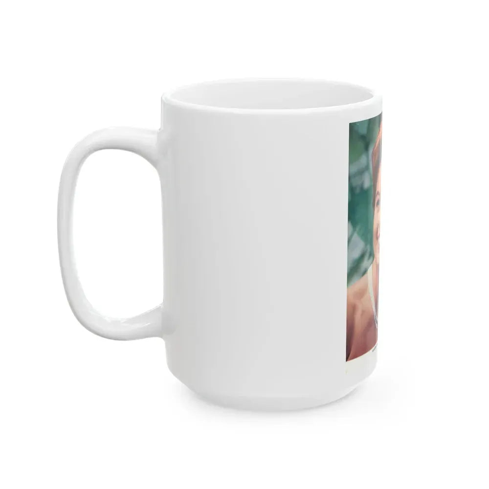Janette Scott #08 (Vintage Female Icon) White Coffee Mug - Go Mug Yourself