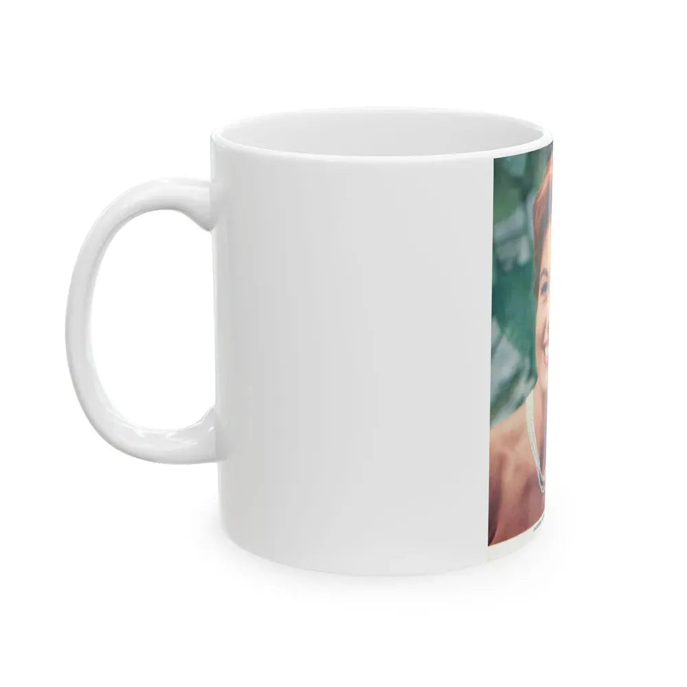 Janette Scott #08 (Vintage Female Icon) White Coffee Mug - Go Mug Yourself