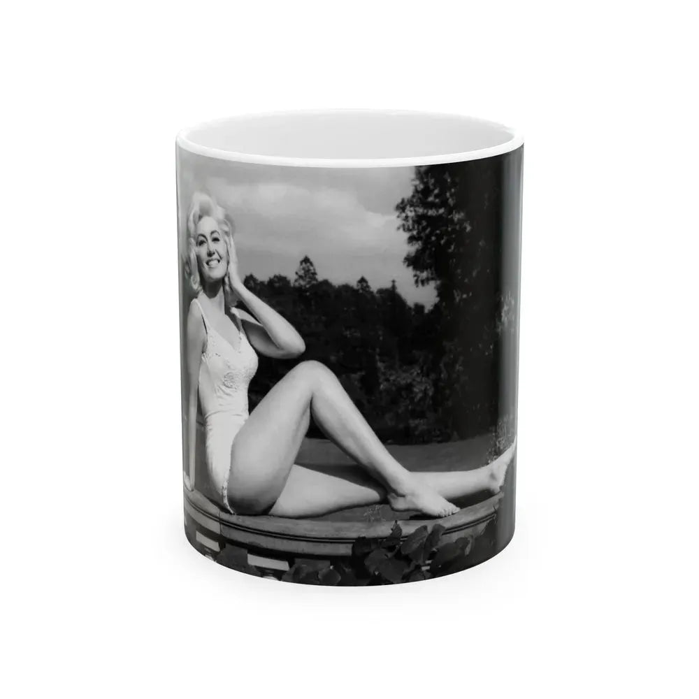 Janette Scott #10 (Vintage Female Icon) White Coffee Mug 11oz - Go Mug Yourself