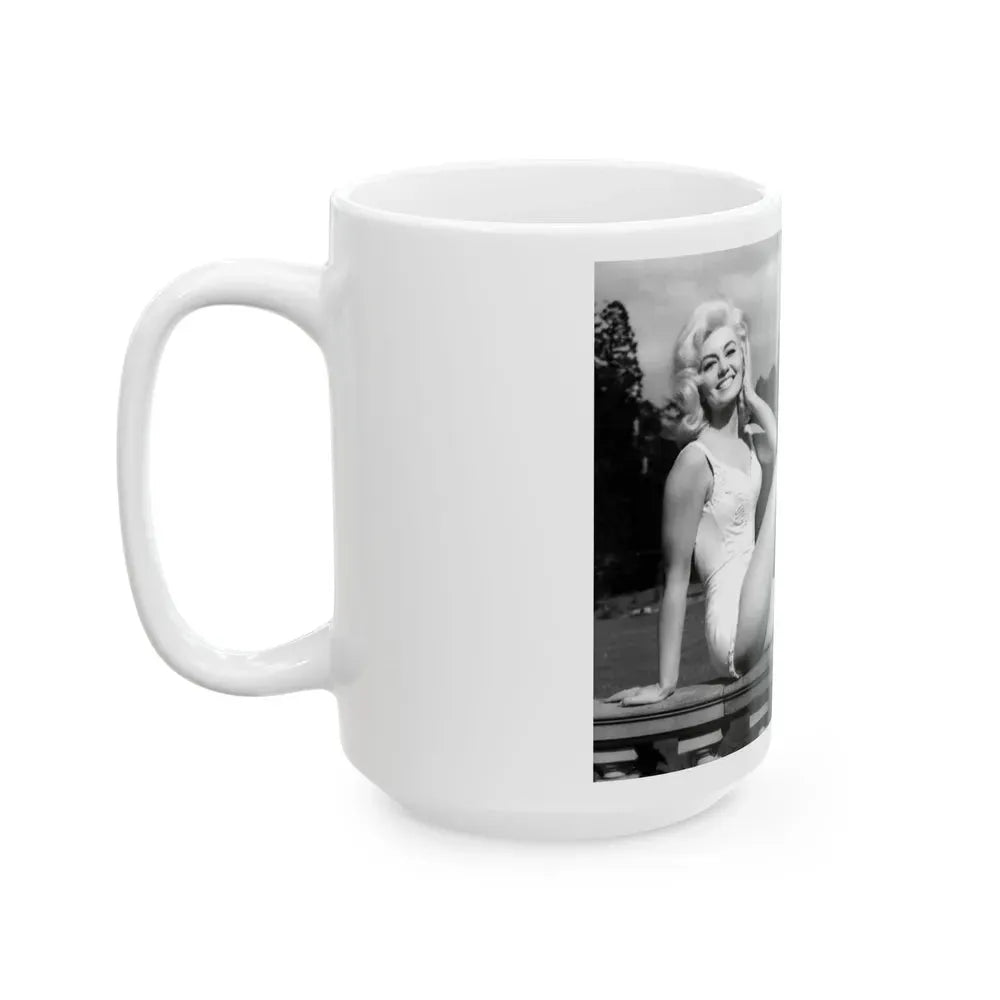 Janette Scott #10 (Vintage Female Icon) White Coffee Mug - Go Mug Yourself