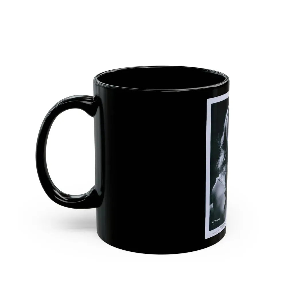 Janette Scott #20 (Vintage Female Icon) Black Coffee Mug - Go Mug Yourself