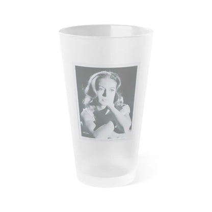 Janette Scott #20 (Vintage Female Icon) Frosted Pint Glass 16oz-16oz-Frosted-Go Mug Yourself